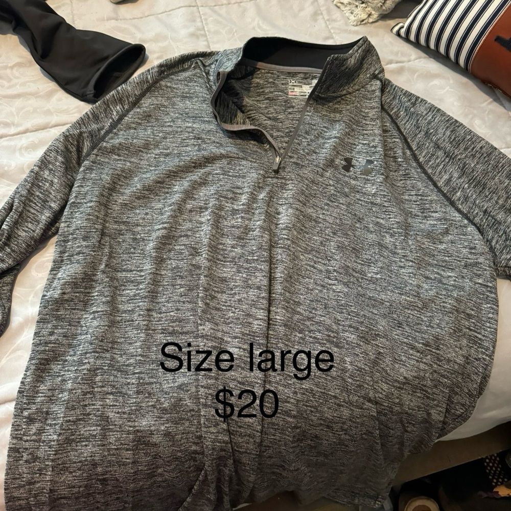 Under armour quarter zip pull over